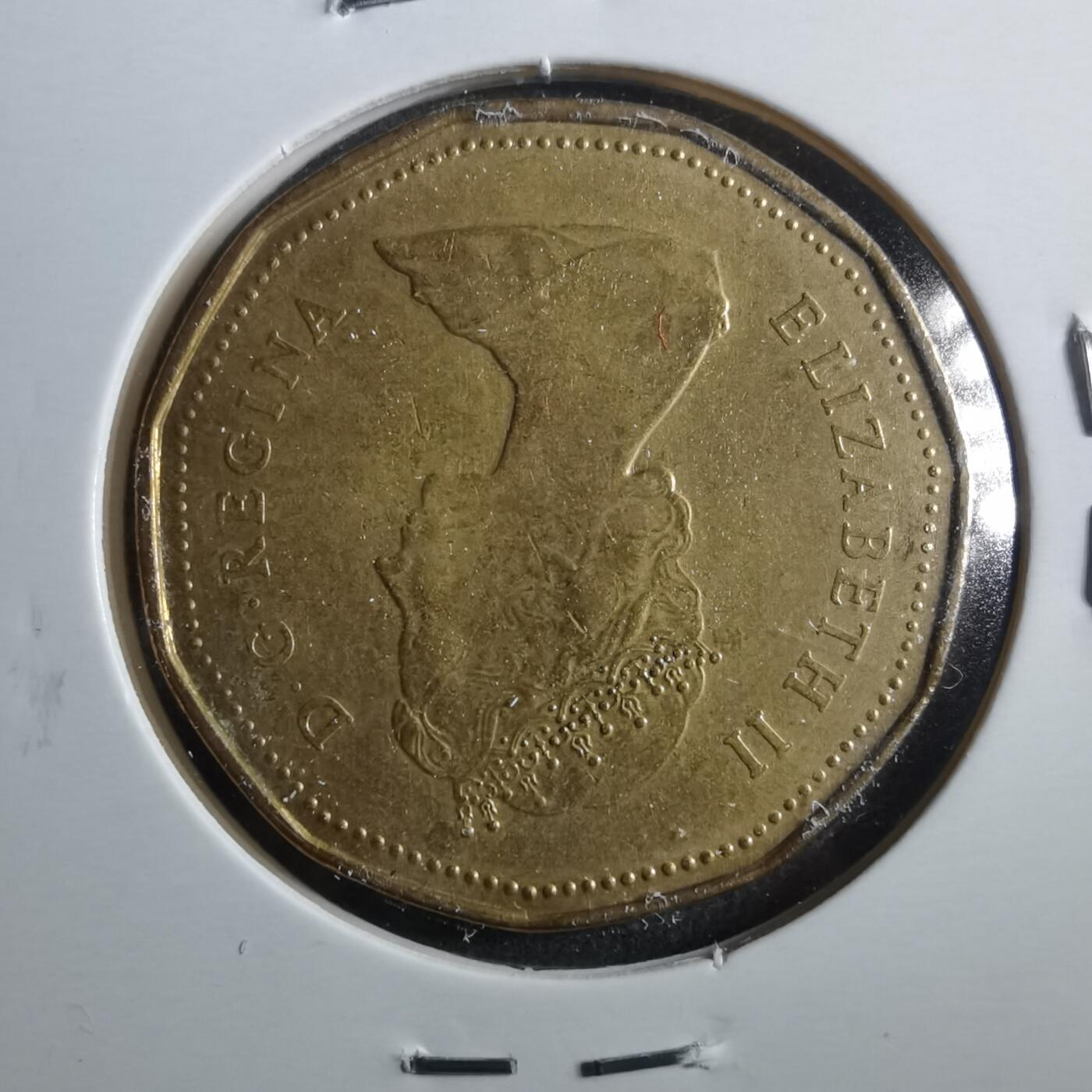 沼泽如烟--第899场 加拿大1987年一元