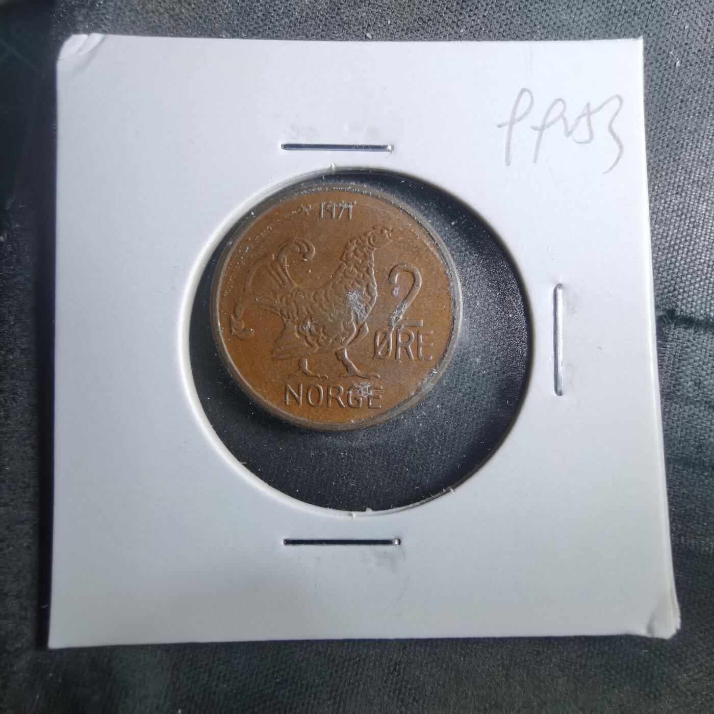 沼泽如烟--第899场 挪威1971年2欧尔