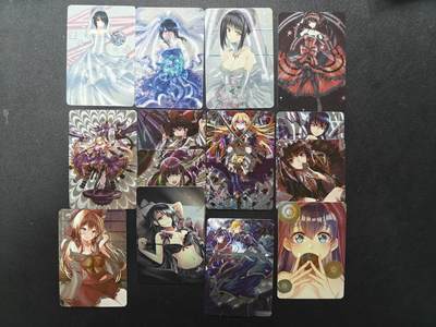 天玑星卡拍第136期《11.10周一截拍》持续收拍收评中 满赠卡需备注 - 宁缺卡牌 动漫美女 粗闪 14张 自制卡