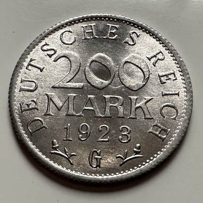 🌹外币初藏🌹🐯2025年第126场  每周二四六晚8️⃣点 接代拍 - 魏玛1923年200马克 