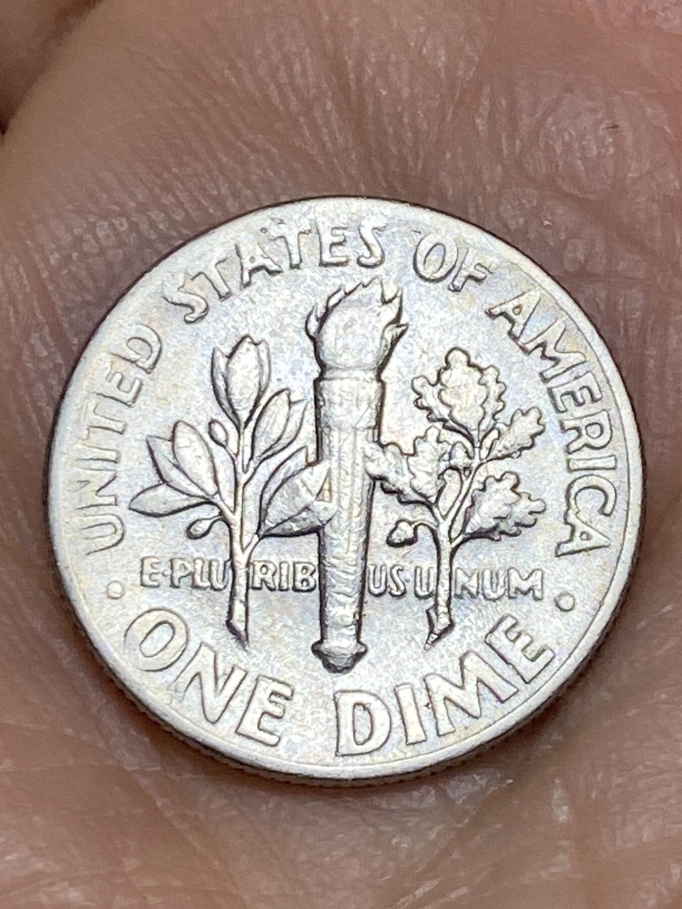 2025年第一百二十七场(总第一百五十三场）外国好品章牌、散币(免佣金) 美国🇺🇸1965年1角(罗斯福1角第二版首发年，无标版)