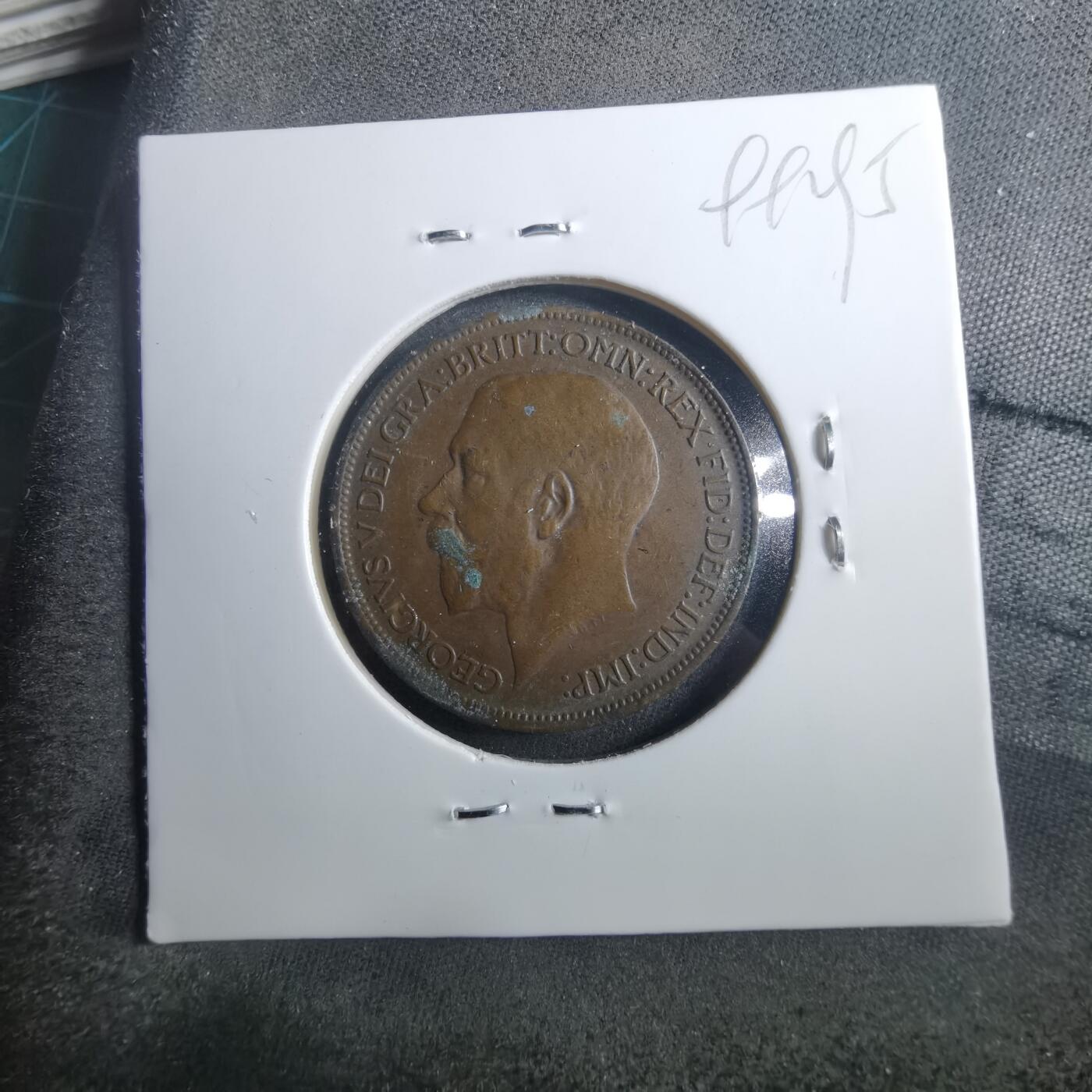 沼泽如烟--第899场 英国1916年半便士