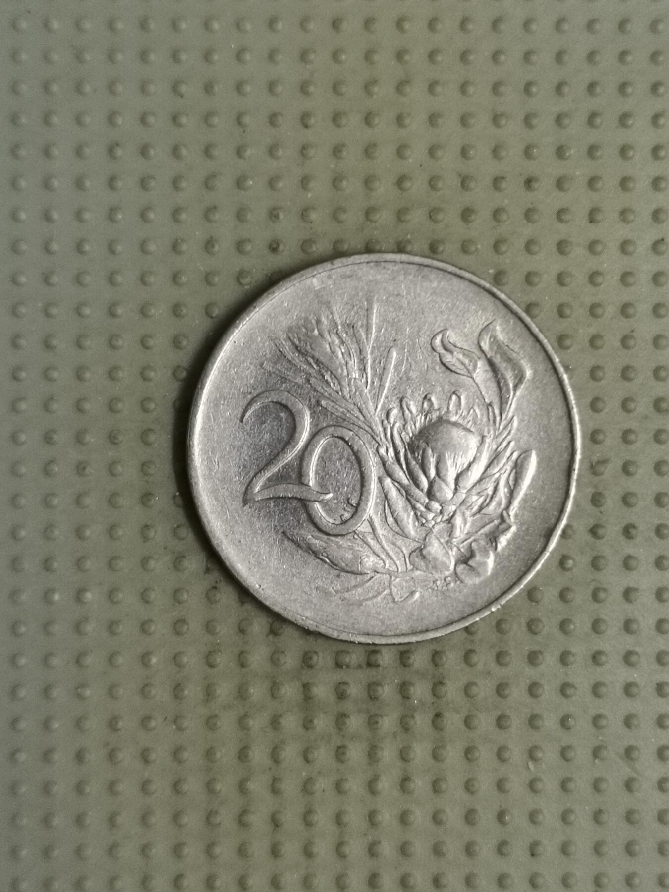 2025年第111场各国散币拍卖（总第111场） 南非1965年20分