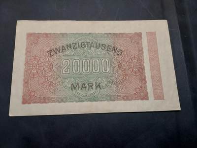 博彦收藏  11月15日 8点 钱币专场 - 1923 德国20000马克 8品