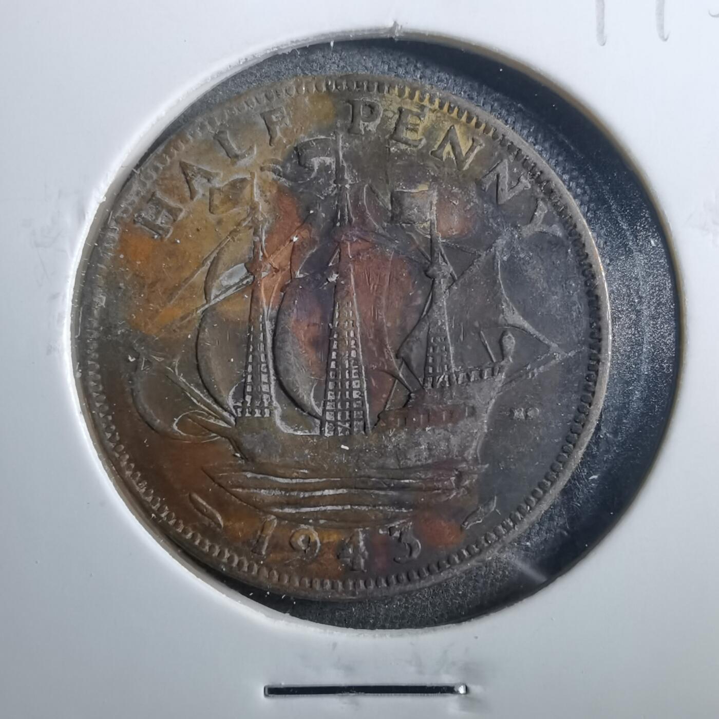 沼泽如烟--第899场 英国1943年半便士