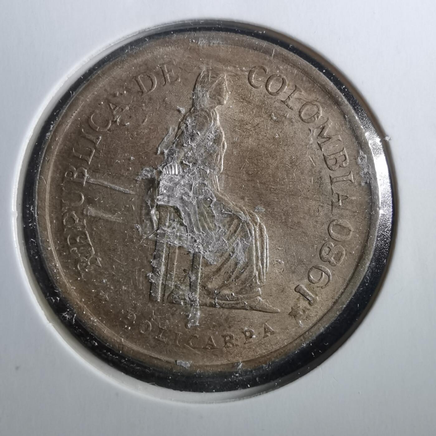 沼泽如烟--第899场 哥伦比亚1980年5比索