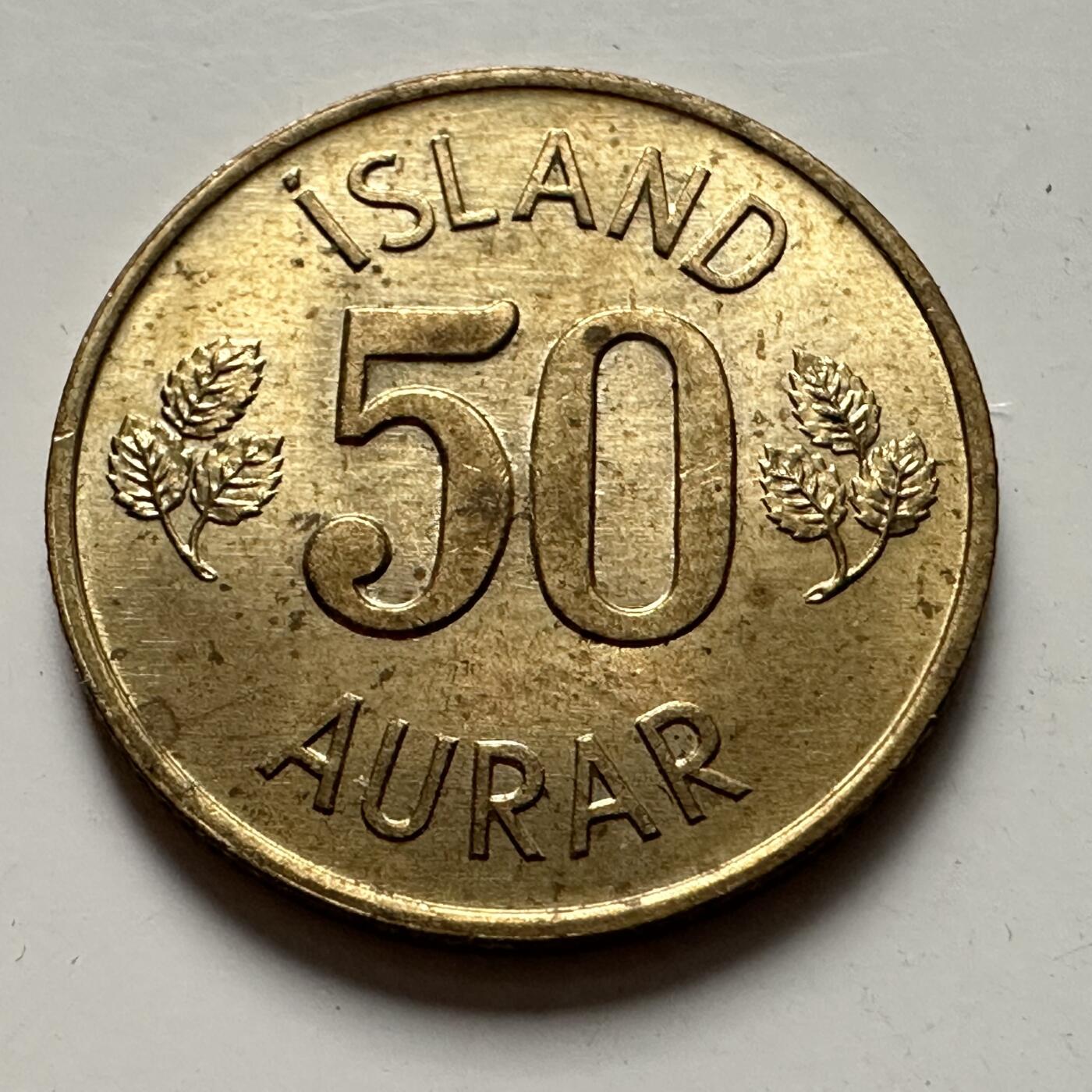 🌹外币初藏🌹🐯2025年第126场  每周二四六晚8️⃣点 接代拍 冰岛1973年50奥拉