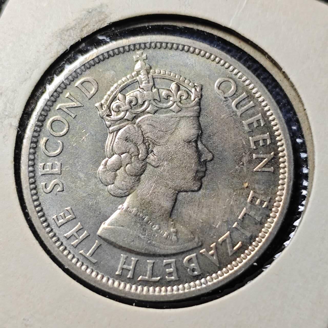 KK钱币收藏小铺  第368场  2月预留时间 周末发货  1974塞舌尔1卢比 好品