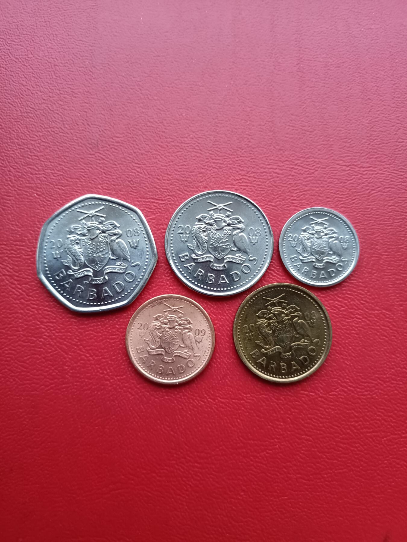 【云涧收藏】第七十八场 巴巴多斯2008/09年5枚套