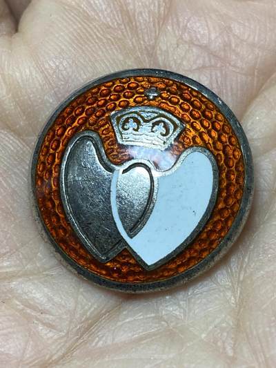 2025年第一百二十七场(总第一百五十三场）外国好品章牌、散币(免佣金) - 献血者身份银制胸针，重5.20克