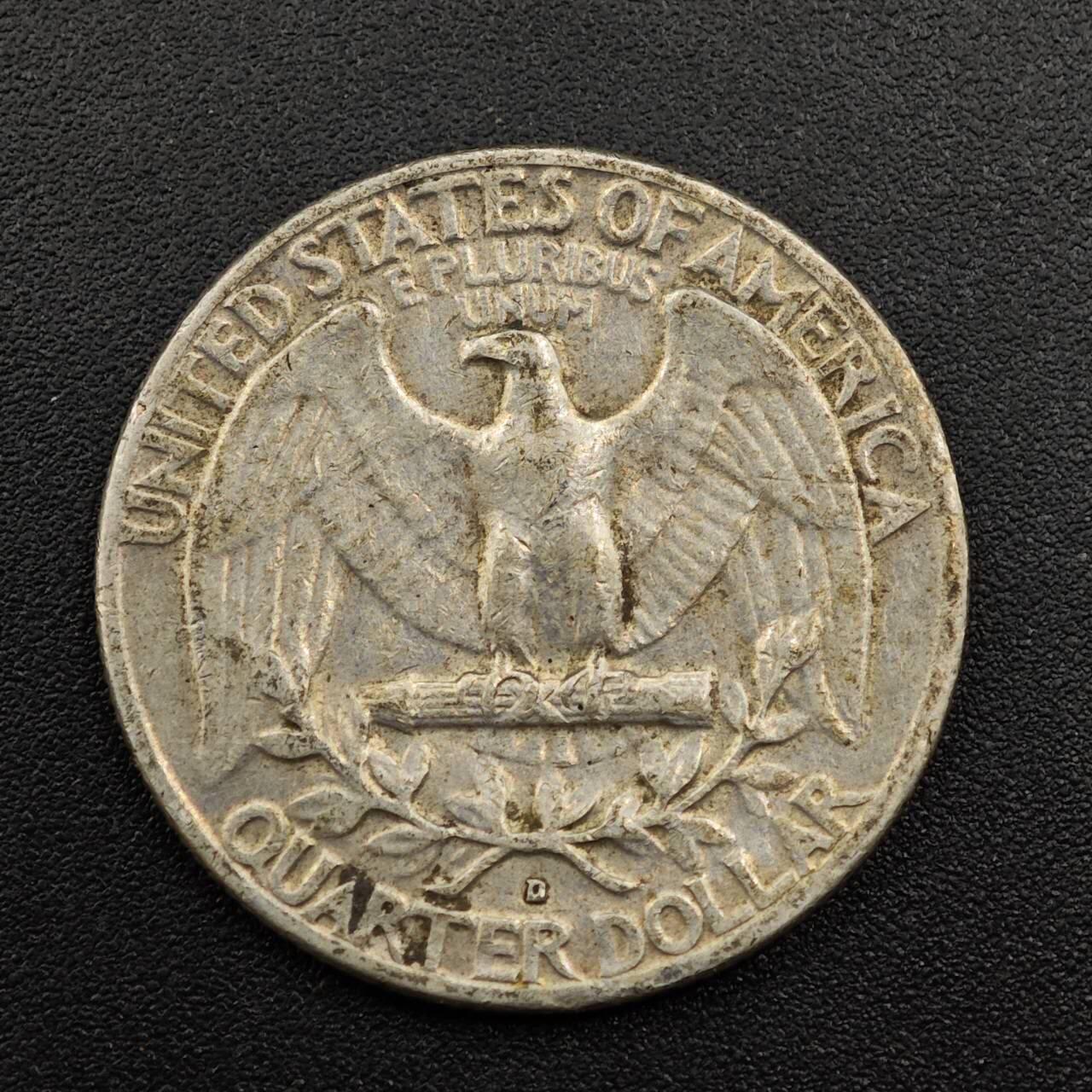 【淘币小摊】实时拍第七百九十五拍   银币套币场   满百包邮可预留二周 每周一统一发货   美国1958年25分银币