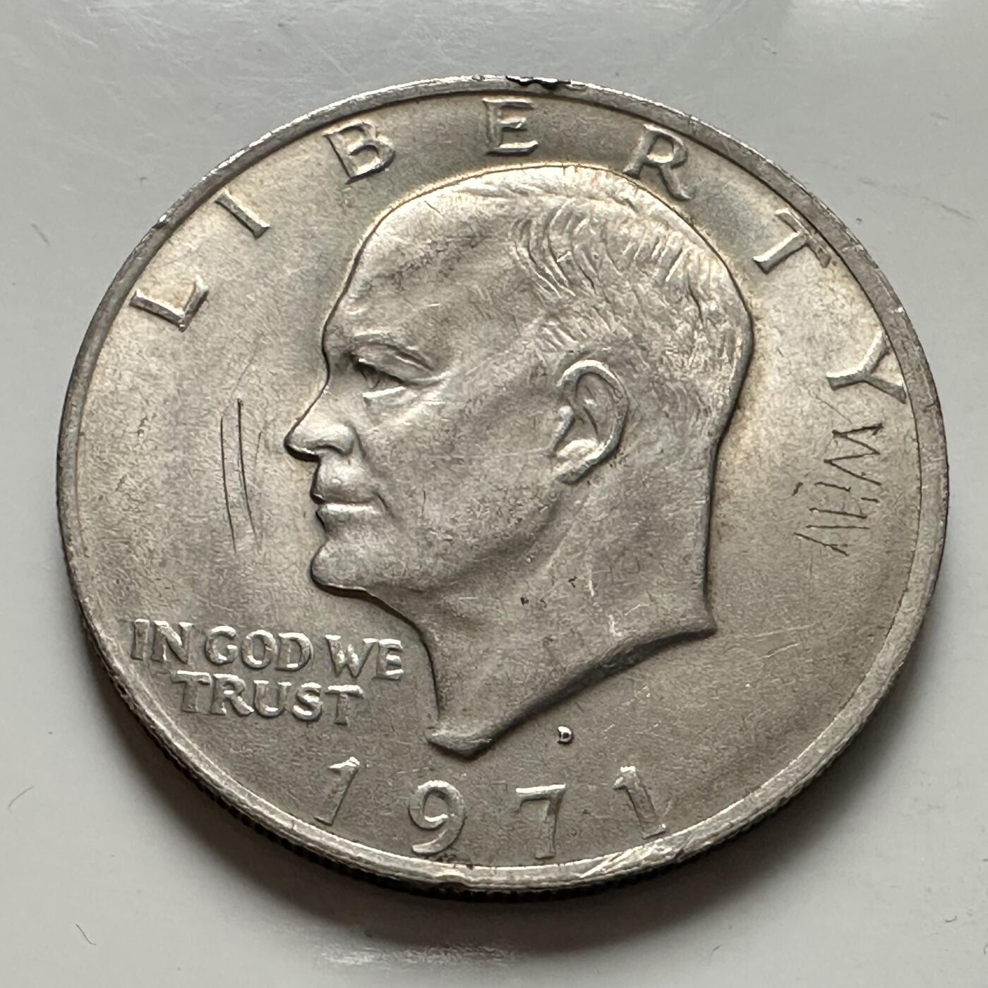 🌹外币初藏🌹🐯2025年第126场  每周二四六晚8️⃣点 接代拍 美国1971年大美元