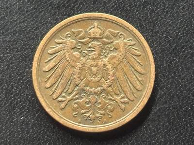 邮泉阁限时拍卖第三十五场 德国硬币专场（硬币在国外。请付邮费6元。） 德意志帝国1906年2芬尼A版