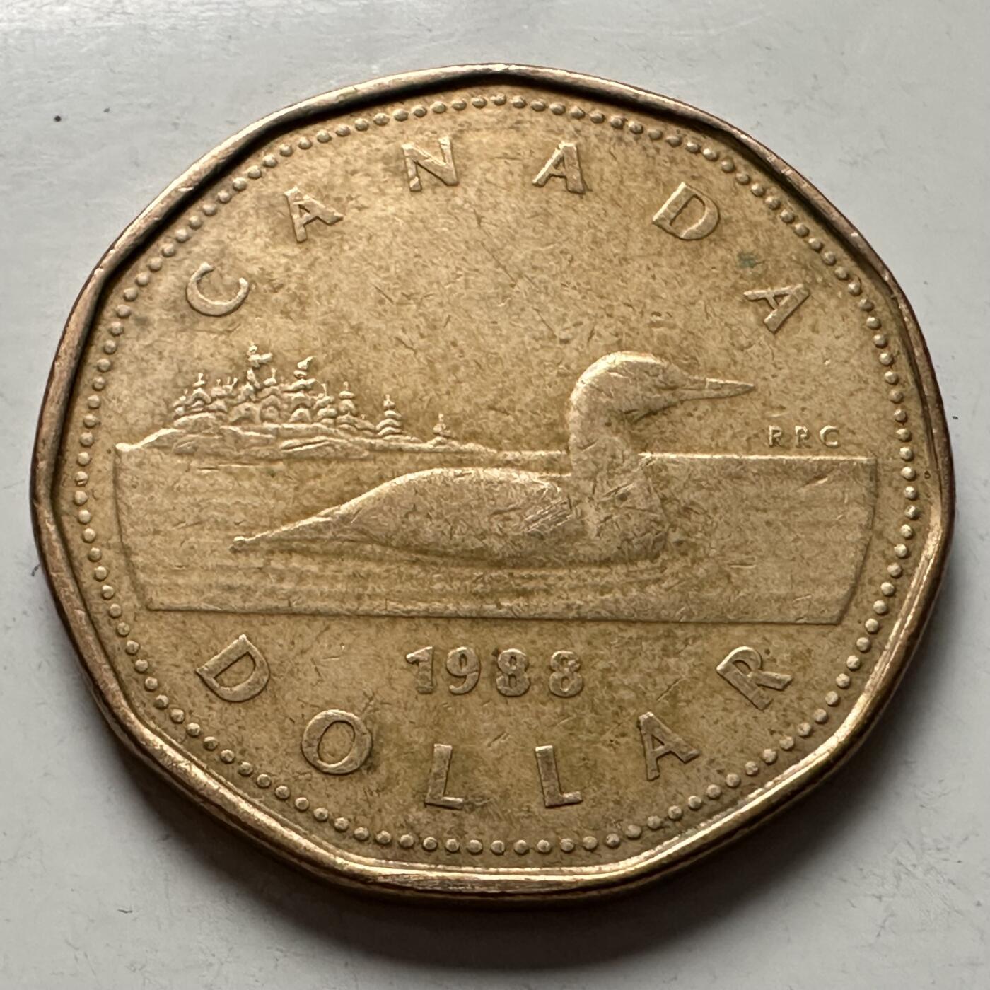 🌹外币初藏🌹🐯2025年第126场  每周二四六晚8️⃣点 接代拍 加拿大1988年¥1