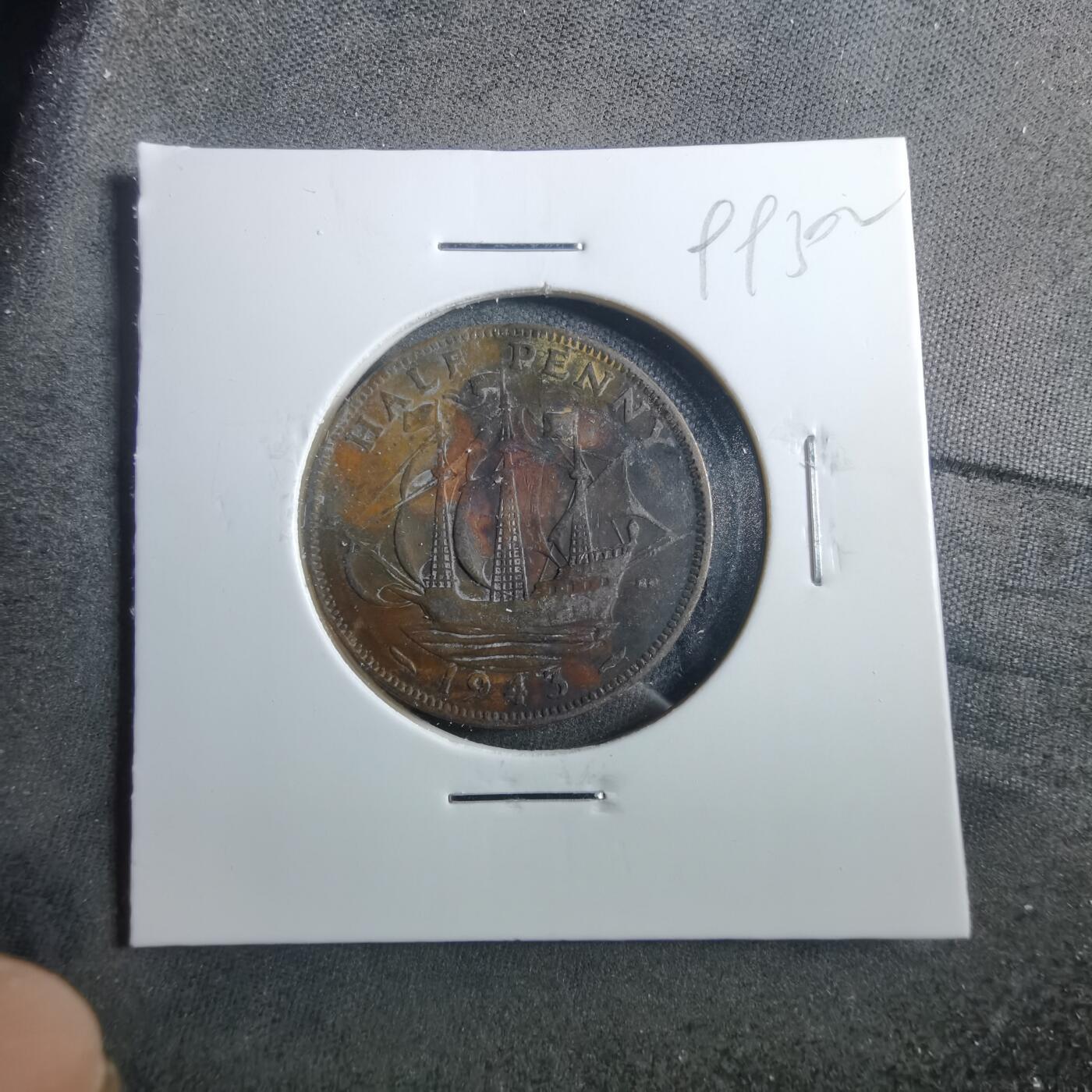 沼泽如烟--第899场 英国1943年半便士