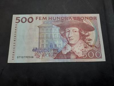 博彦收藏  11月15日 8点 钱币专场 - 瑞典 500法郎 85品左右