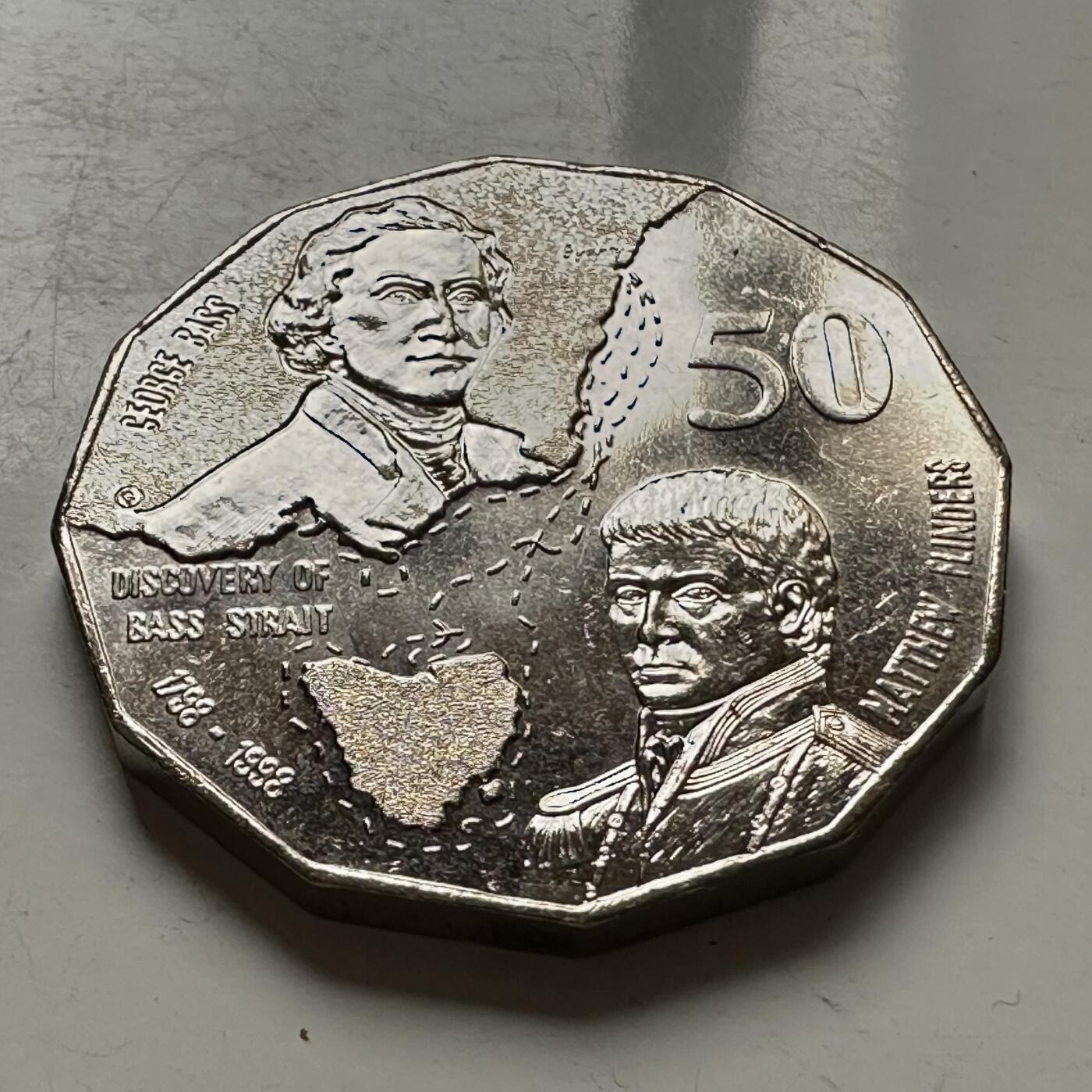 🌹外币初藏🌹🐯2025年第126场  每周二四六晚8️⃣点 接代拍 澳大利亚1998年50分