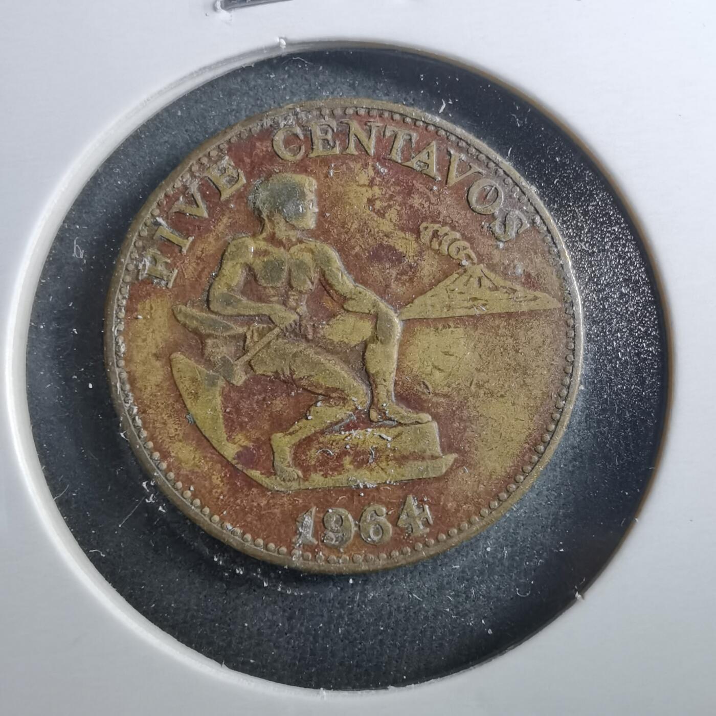 沼泽如烟--第899场 菲律宾1964年五分