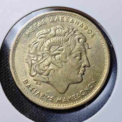 KK钱币收藏小铺  第368场  2月预留时间 周末发货 -  希腊100德拉克马