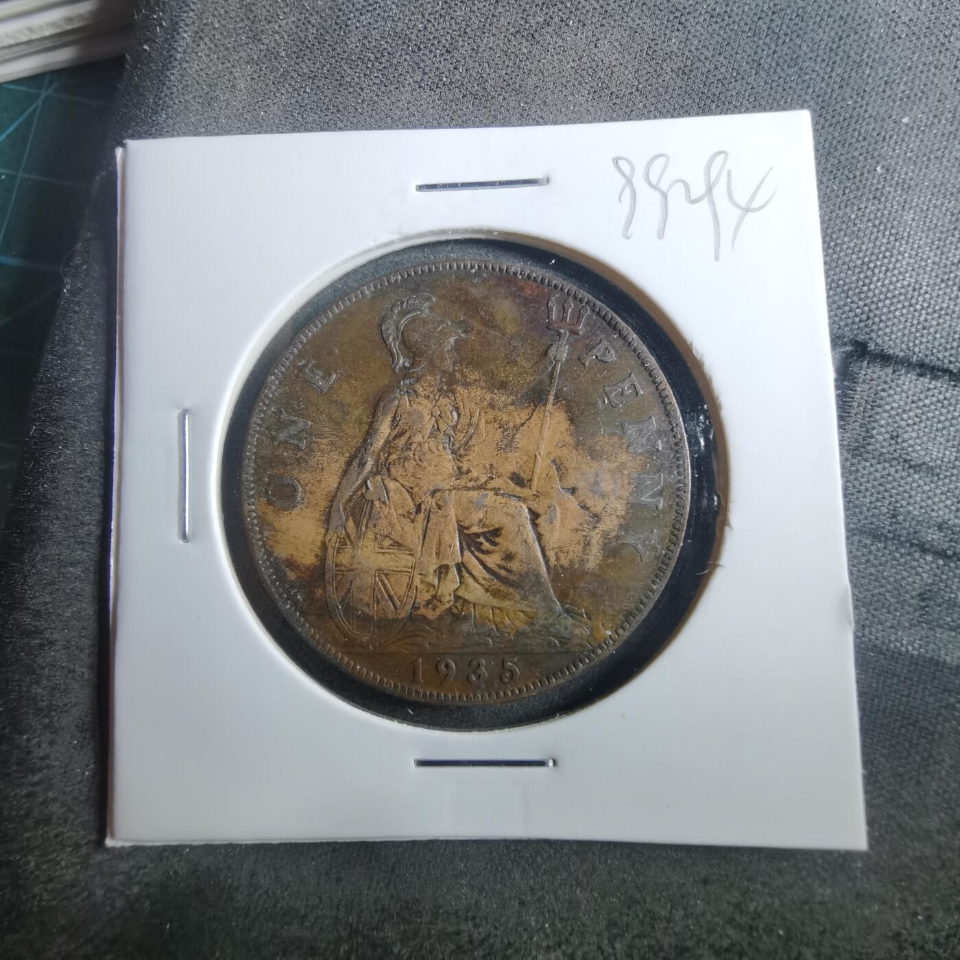 沼泽如烟--第899场 英国1935年1便士