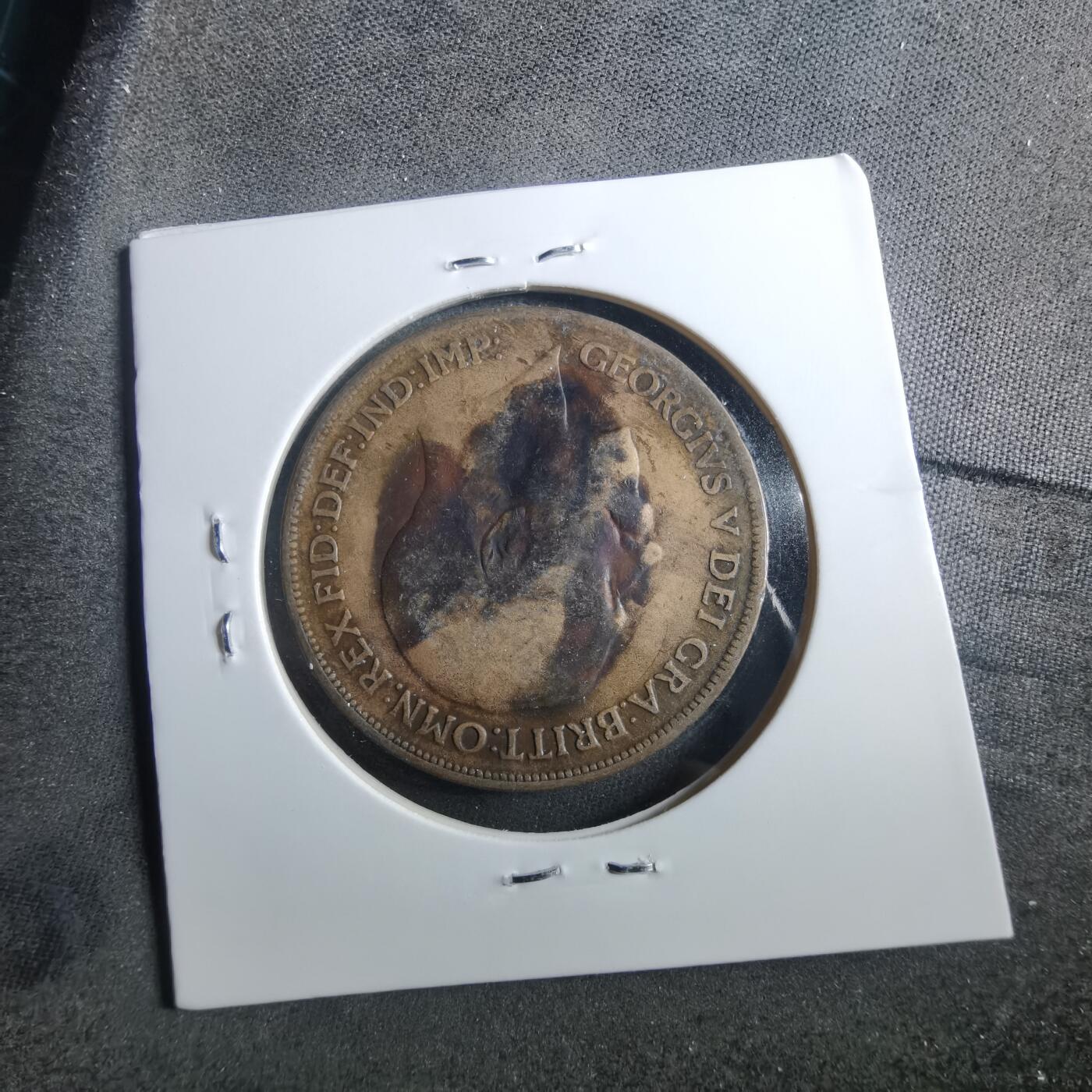 沼泽如烟--第899场 英国1919年1便士