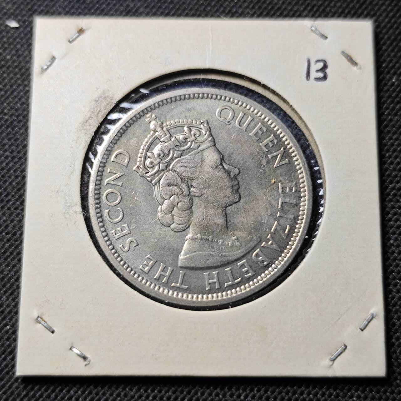 KK钱币收藏小铺  第368场  2月预留时间 周末发货  1974塞舌尔1卢比 好品