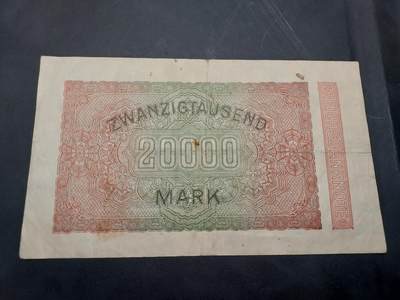 博彦收藏  11月15日 8点 钱币专场 - 德国旧版20000马克 流通好品