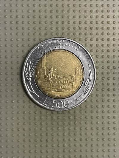 2025年第111场各国散币拍卖（总第111场） - 意大利1989年500里拉