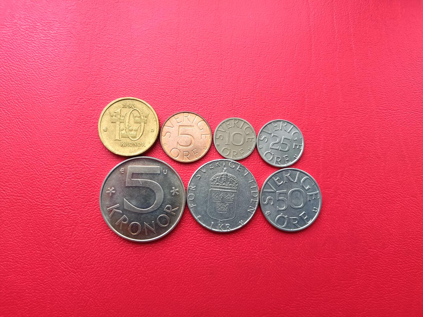 【云涧收藏】第七十八场 瑞典7枚套币