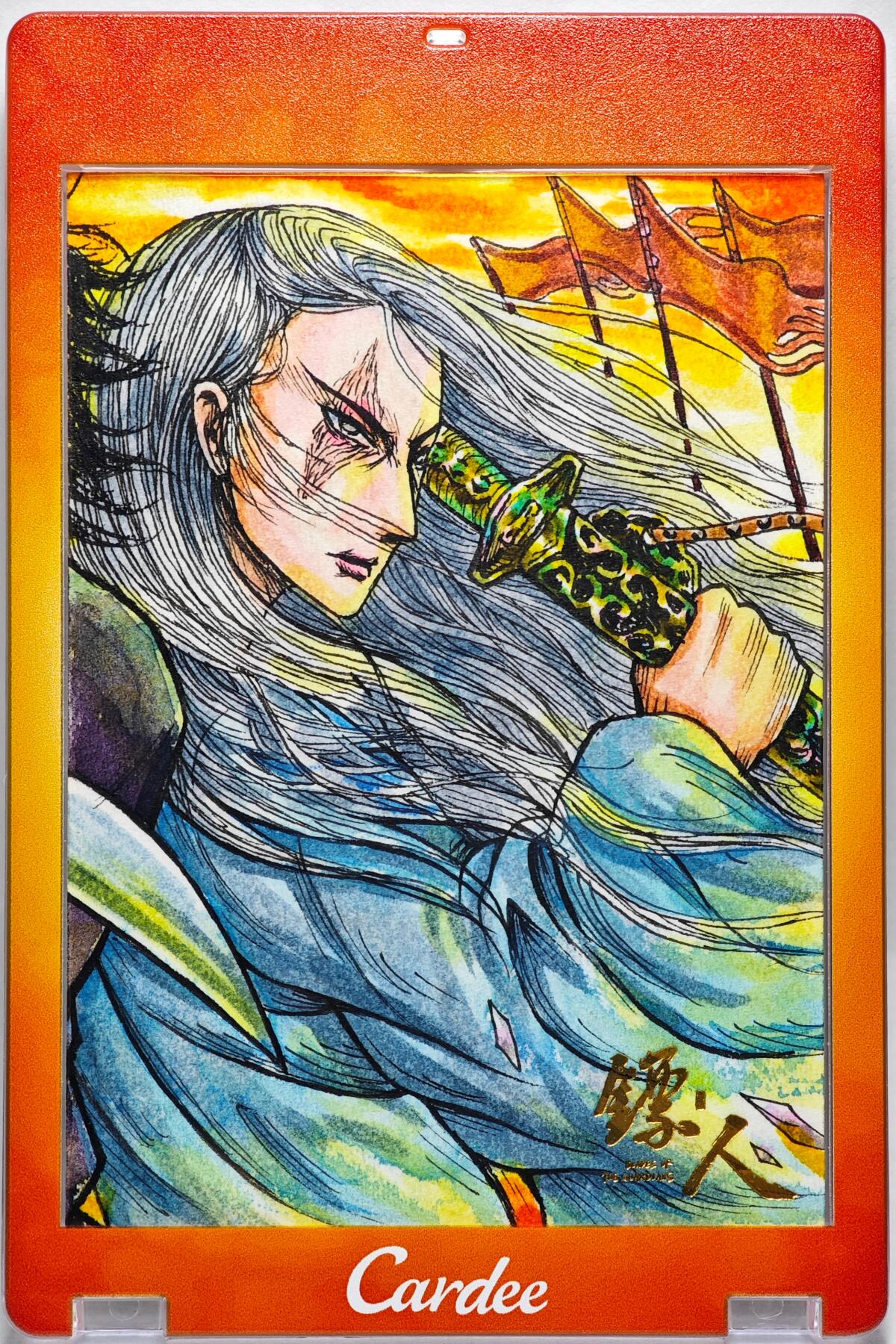 白泽拍卖卡牌手绘专场第28期（细雨生寒、寻梅闻香） 2025 卡星手绘卡 镖人 知世郎  章鱼亲签 卡砖封装