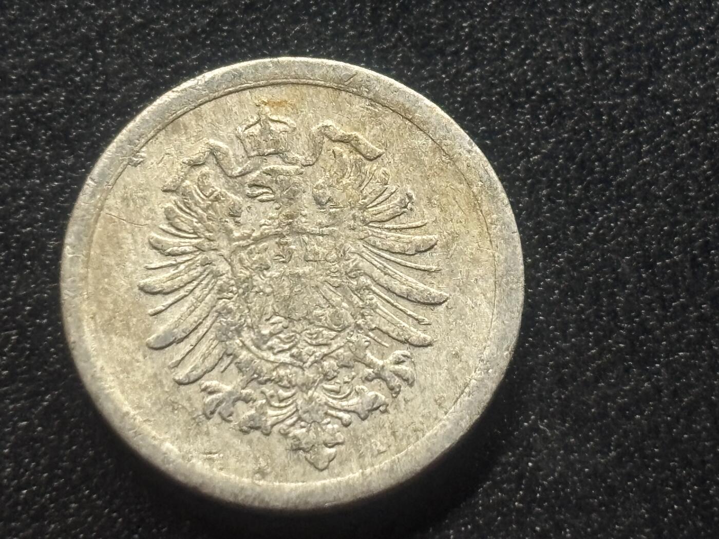 邮泉阁限时拍卖第三十五场 德国硬币专场（硬币在国外。请付邮费6元。） 德意志帝国1917年1芬尼A版