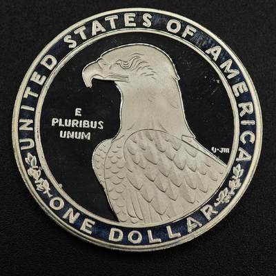 【淘币小摊】实时拍第七百九十五拍   银币套币场   满百包邮可预留二周 每周一统一发货   - 美国1983年洛杉矶奥运会一美元精制银币重26.7克900银 银价265