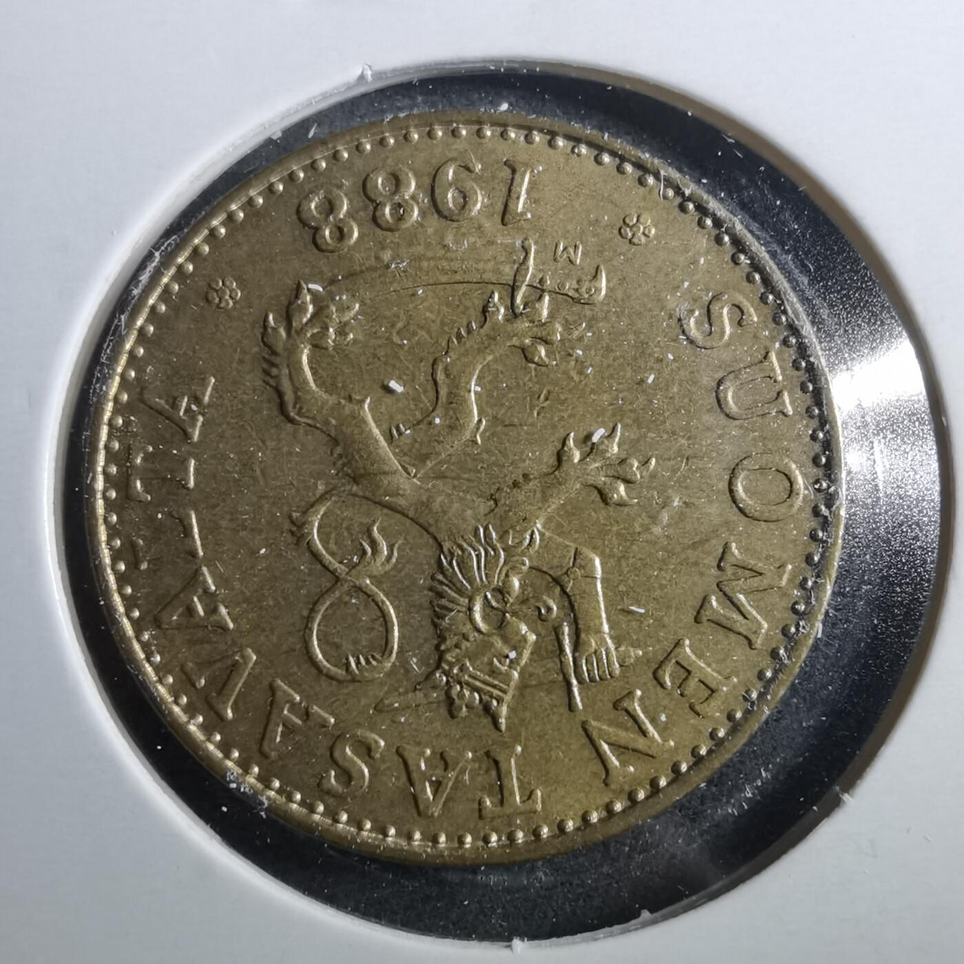 沼泽如烟--第899场 芬兰1988年50芬尼