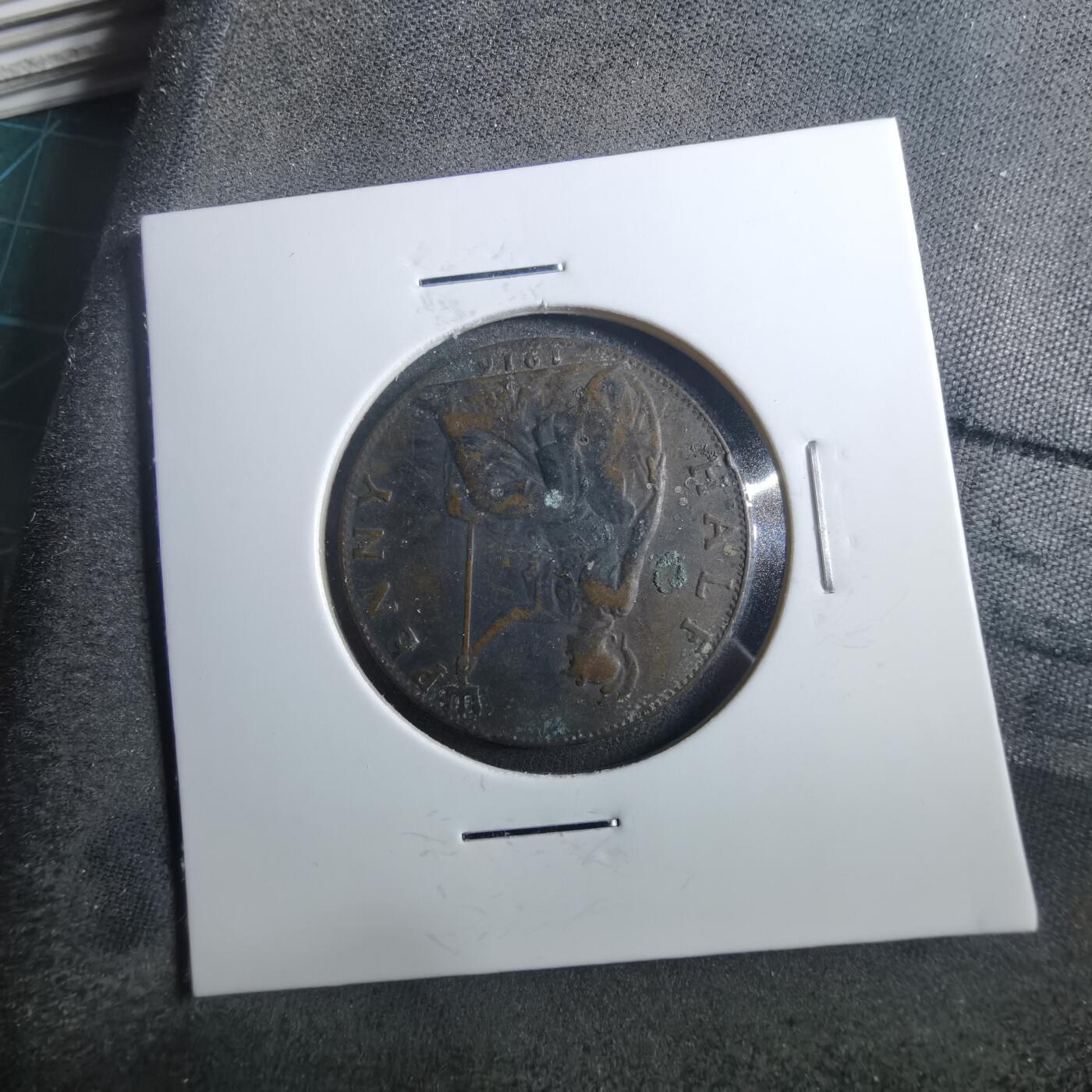 沼泽如烟--第899场 英国1916年半便士