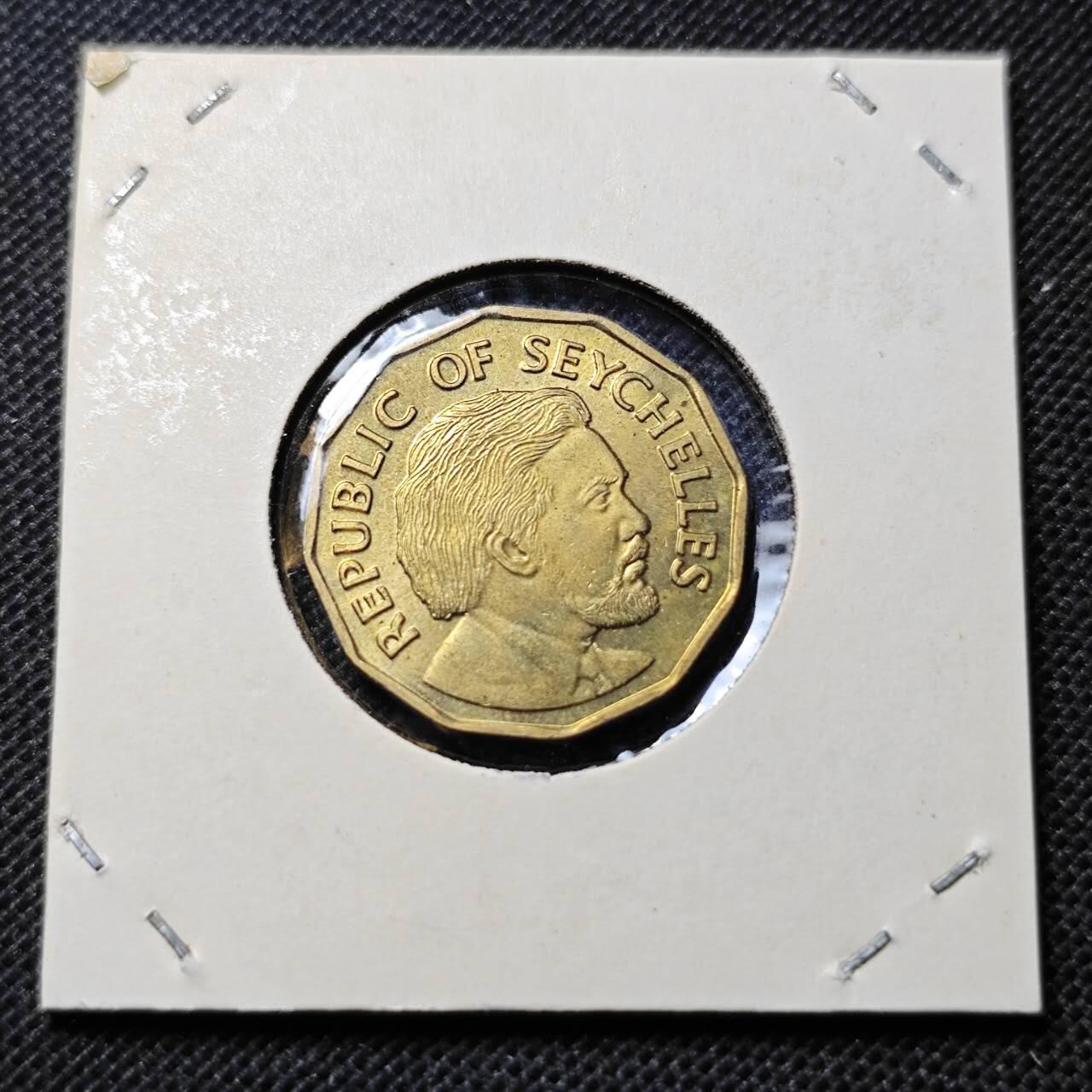 KK钱币收藏小铺  第368场  2月预留时间 周末发货  1976塞舌尔10分 好品铜币