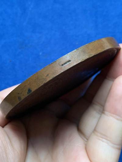 《竞宝斋》第437场 周日，周一2场连拍 （全场包邮） 拿破仑三世1864年1月9日法学院重开典礼 纪念大铜章 252克 81mm 蜜蜂铜标 美品