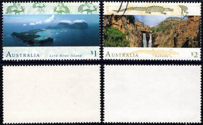 洪涛臻品批发群 精选邮票限时拍卖第1165期  - 澳大利亚 $1豪勋爵群岛,$2卡卡杜国家公园 好品