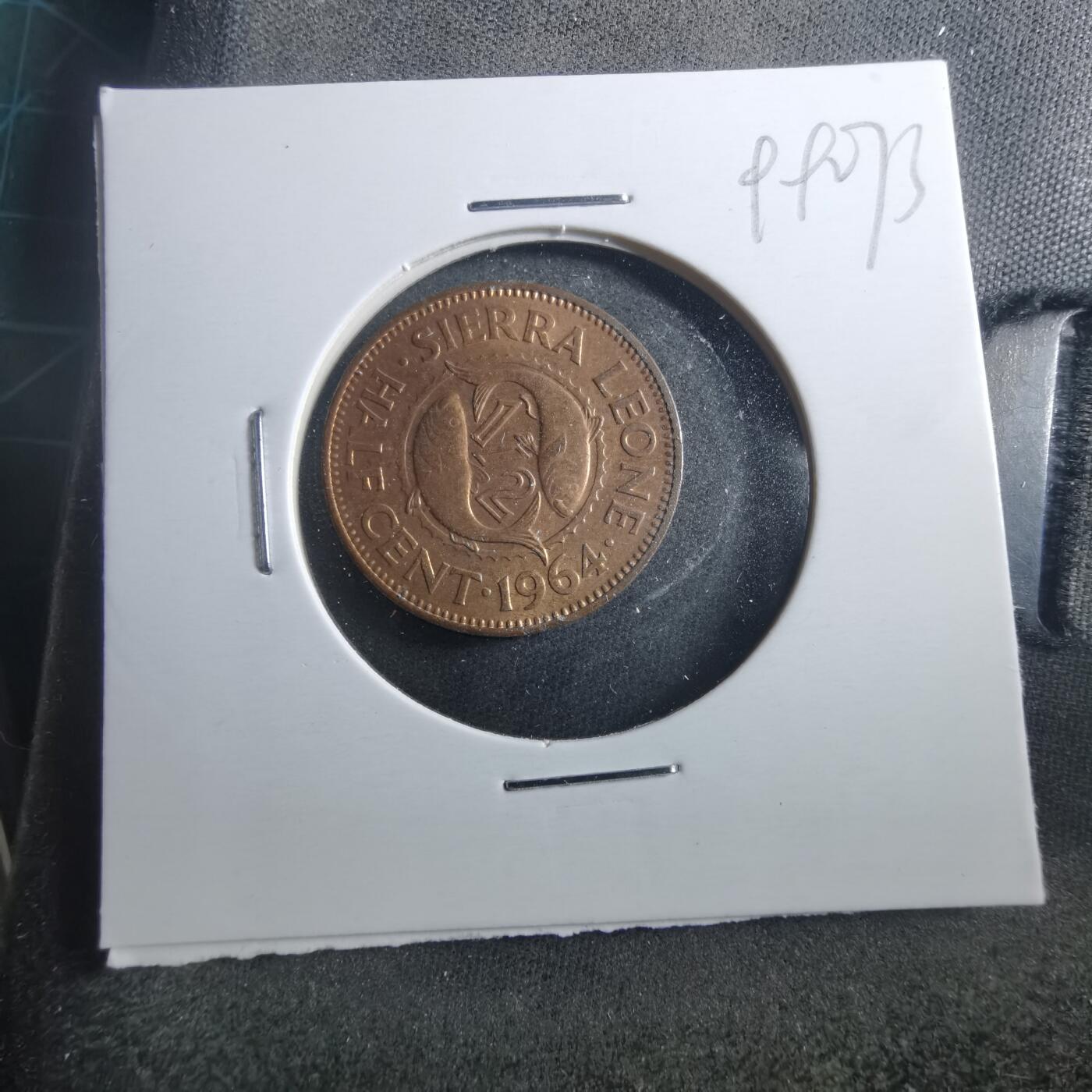 沼泽如烟--第899场 塞拉利昂1964年半分