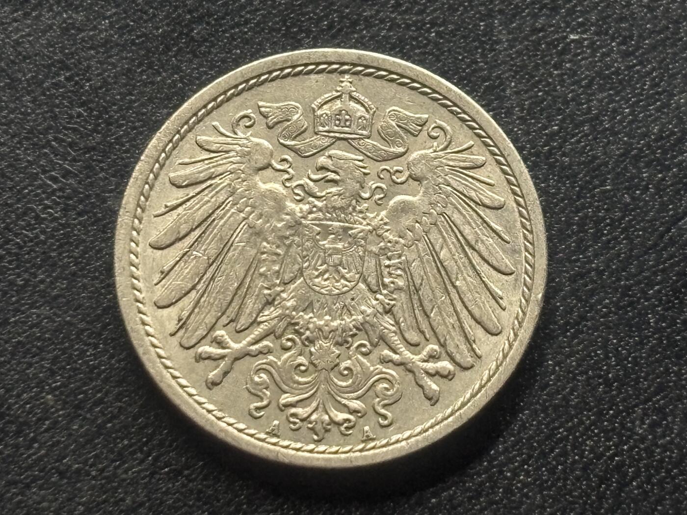 邮泉阁限时拍卖第三十五场 德国硬币专场（硬币在国外。请付邮费6元。） 德意志帝国1911年10芬尼A版