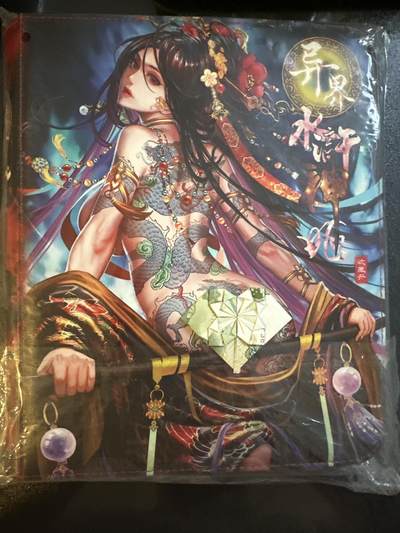 童年记忆卡牌第三期 - 卡玩 水浒姬 四宫卡册 史进 有使用痕迹 9成新 赠送卡页和挡板