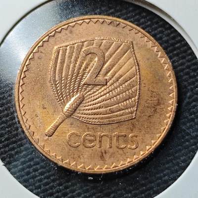 KK钱币收藏小铺  第367场  2月预留时间 周末发货 -  1992斐济2分