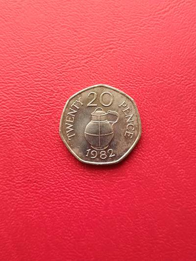 【云涧收藏】第七十八场 - 根西1982年20便士