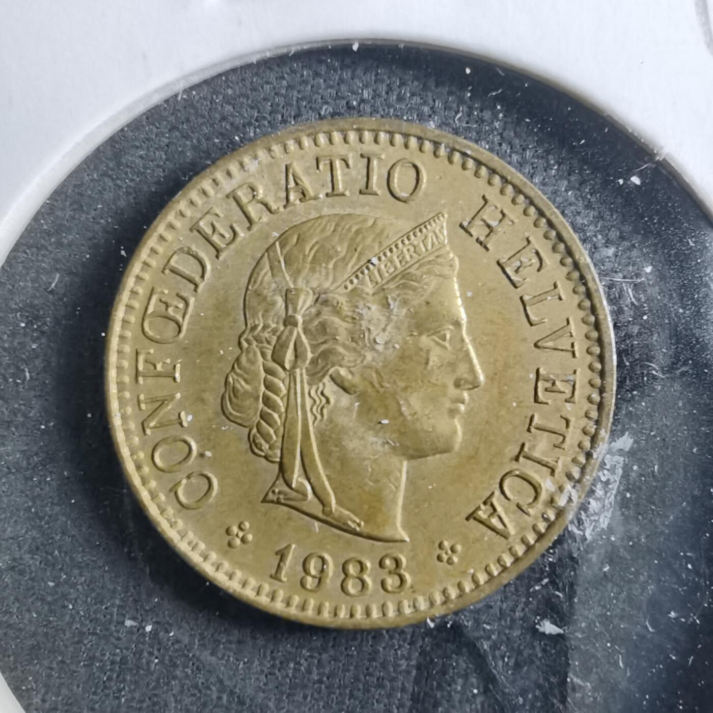 沼泽如烟--第899场 瑞士1983年五分