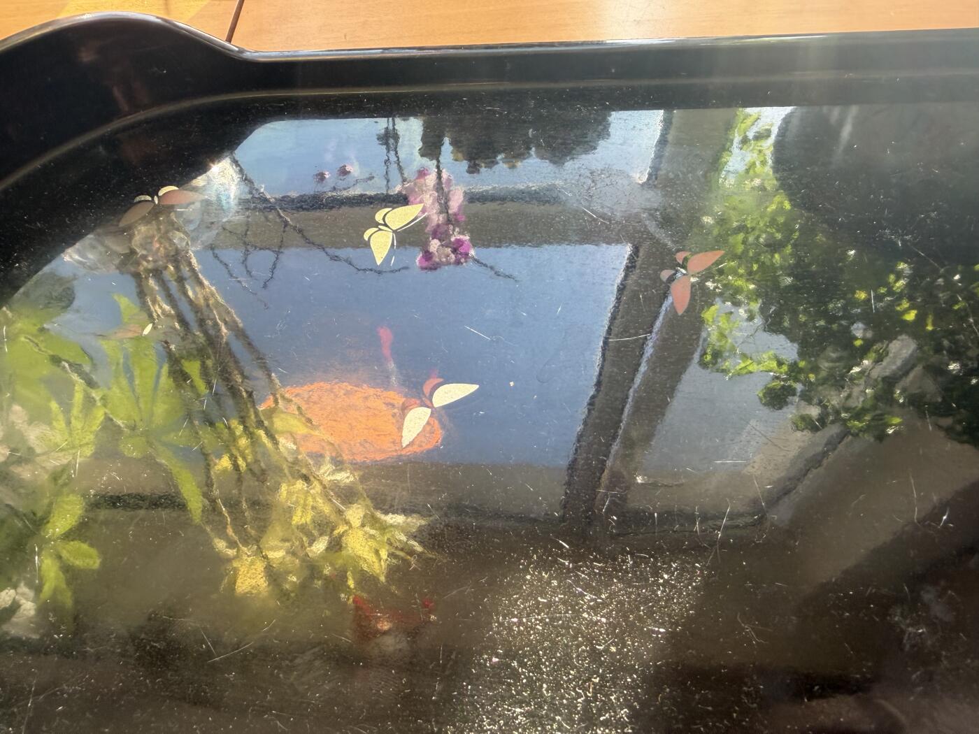 海外回流精品拍卖11.16 日本回流大漆茶盘-尺寸48cmX20cm，尺寸大