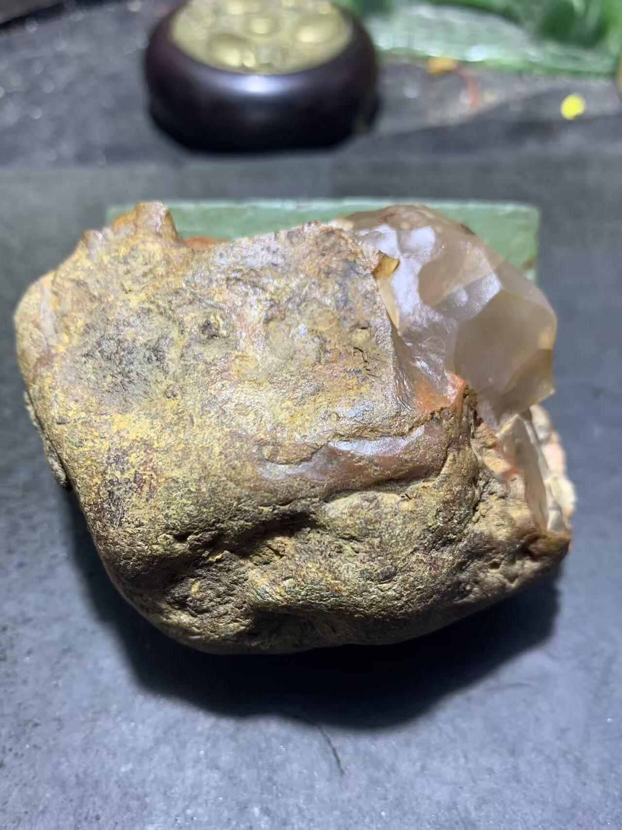 精美川料原皮荔枝冻大开窗料南红玛瑙原石一颗