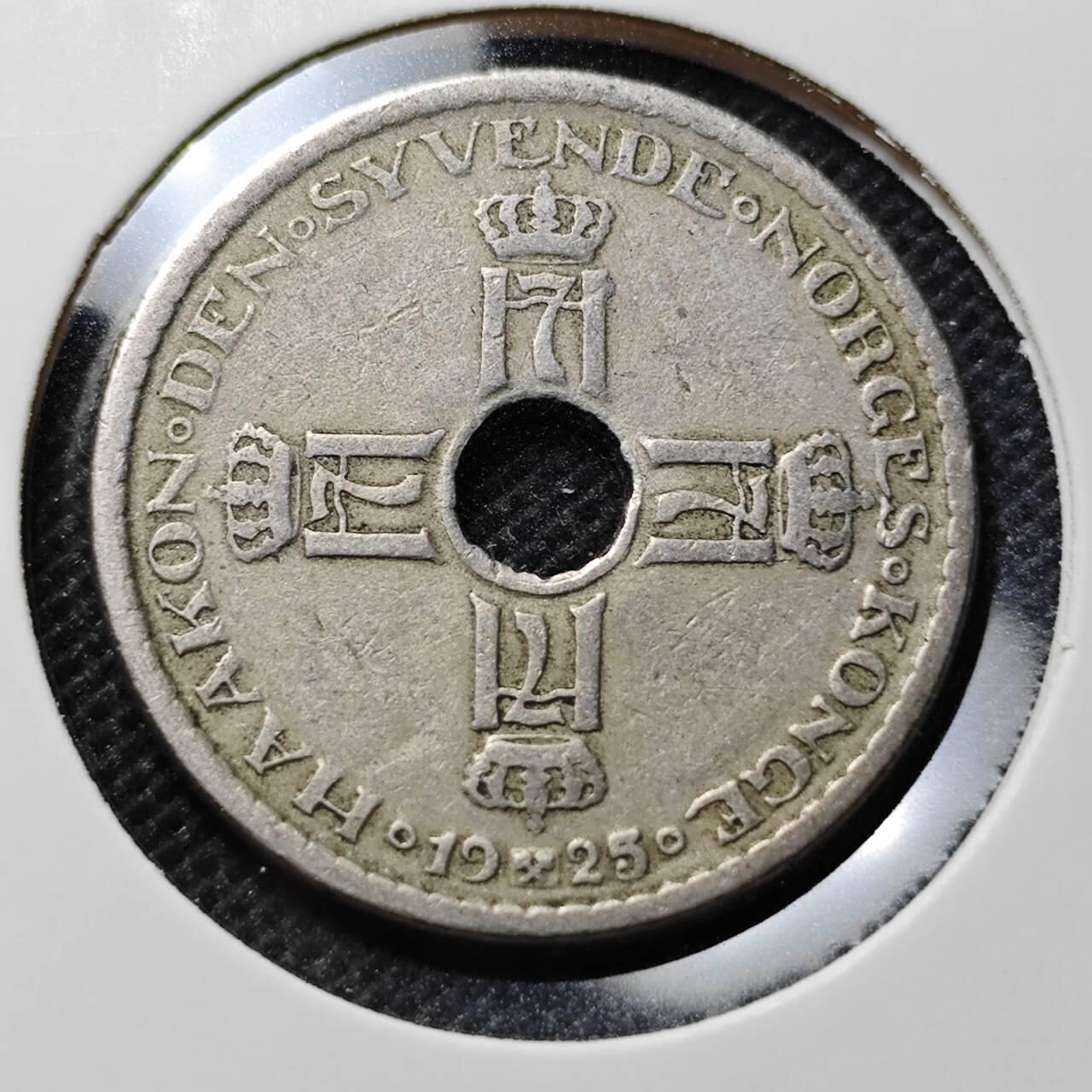 KK钱币收藏小铺  第368场  2月预留时间 周末发货  1925挪威1克朗
