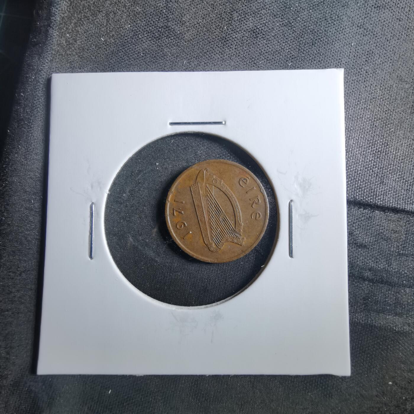 沼泽如烟--第899场 爱尔兰1971年半便士