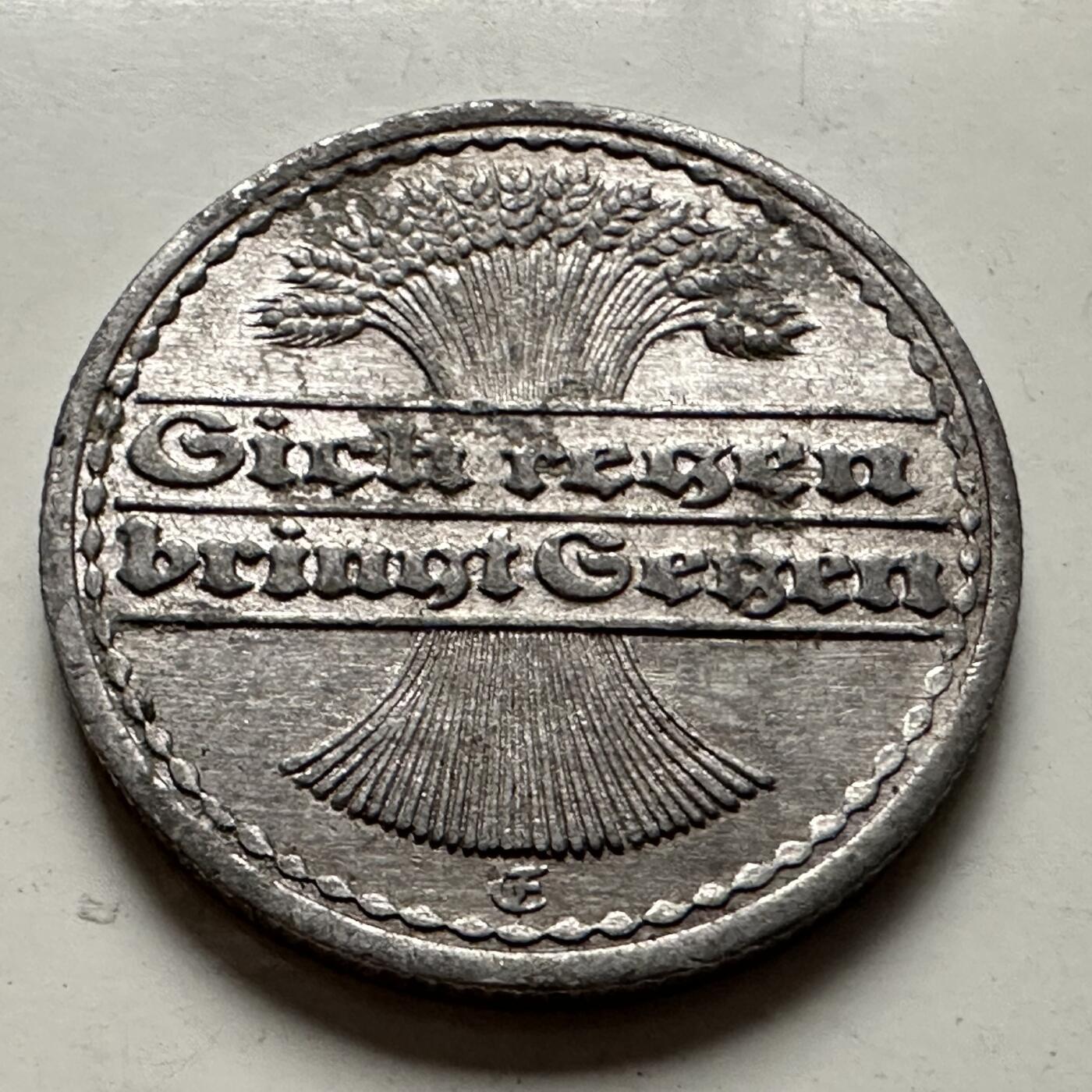 🌹外币初藏🌹🐯2025年第126场  每周二四六晚8️⃣点 接代拍 魏玛1922年50芬尼