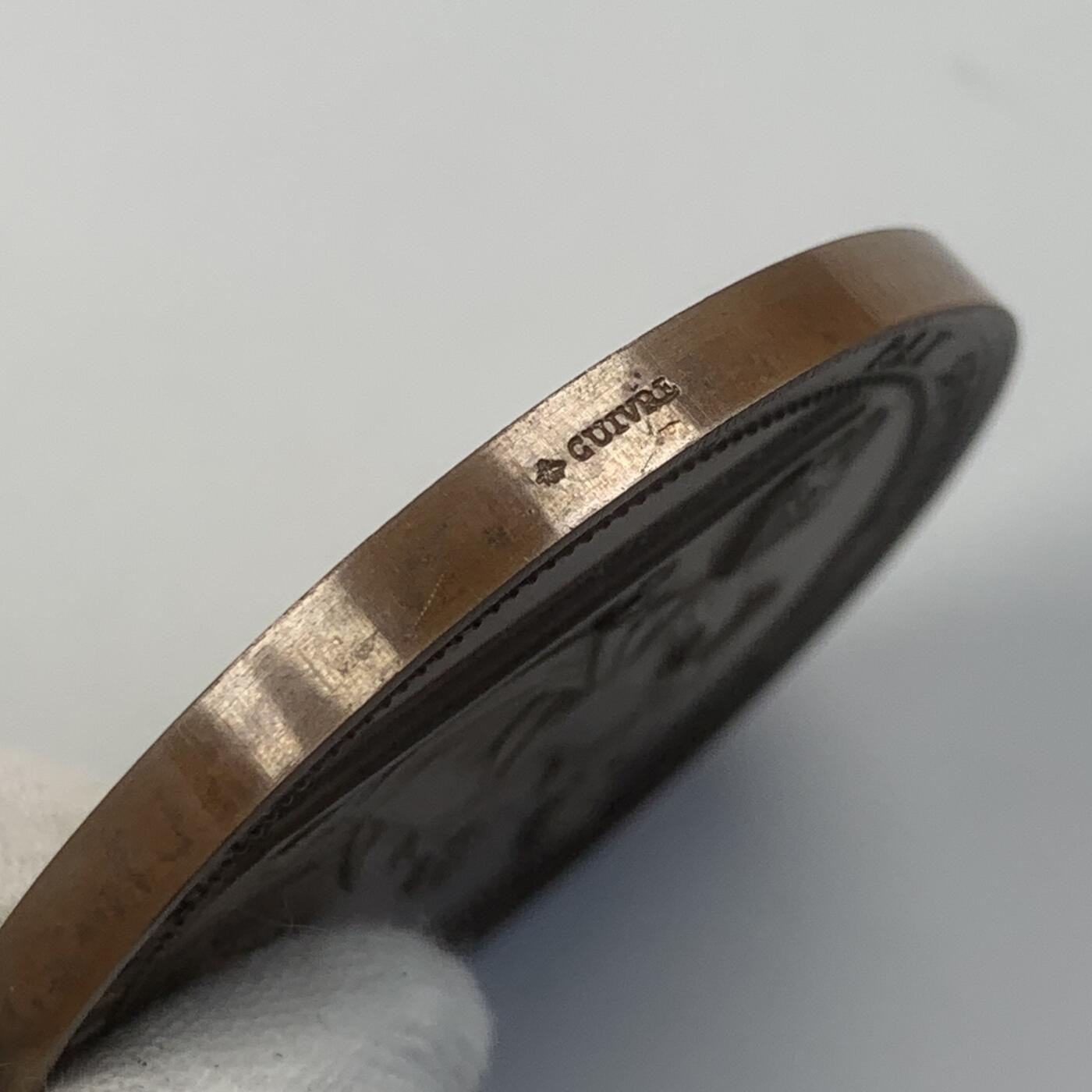 掌中浮雕-藏着的欧洲第041场 1864年5月22日里昂音乐比赛奖牌，40.5mm