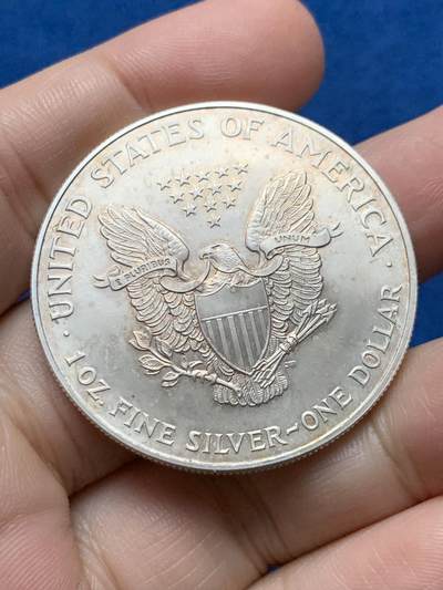 《竞宝斋》第437场 周日，周一2场连拍 （全场包邮） 美国2001年行走女神银币